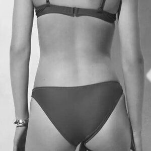 J. Crew Womens Small Cheeky Bikini Bottom Green